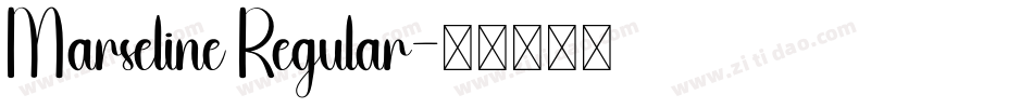 Marseline Regular字体转换